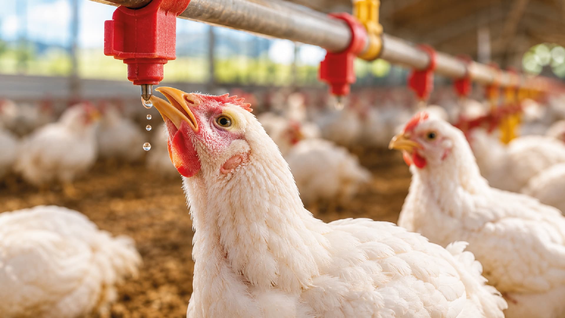 ¿CUÁNTA AGUA ENTREGA UN NIPLE?. El caudal que puede marcar la diferencia en el consumo de agua del pollo de engorde