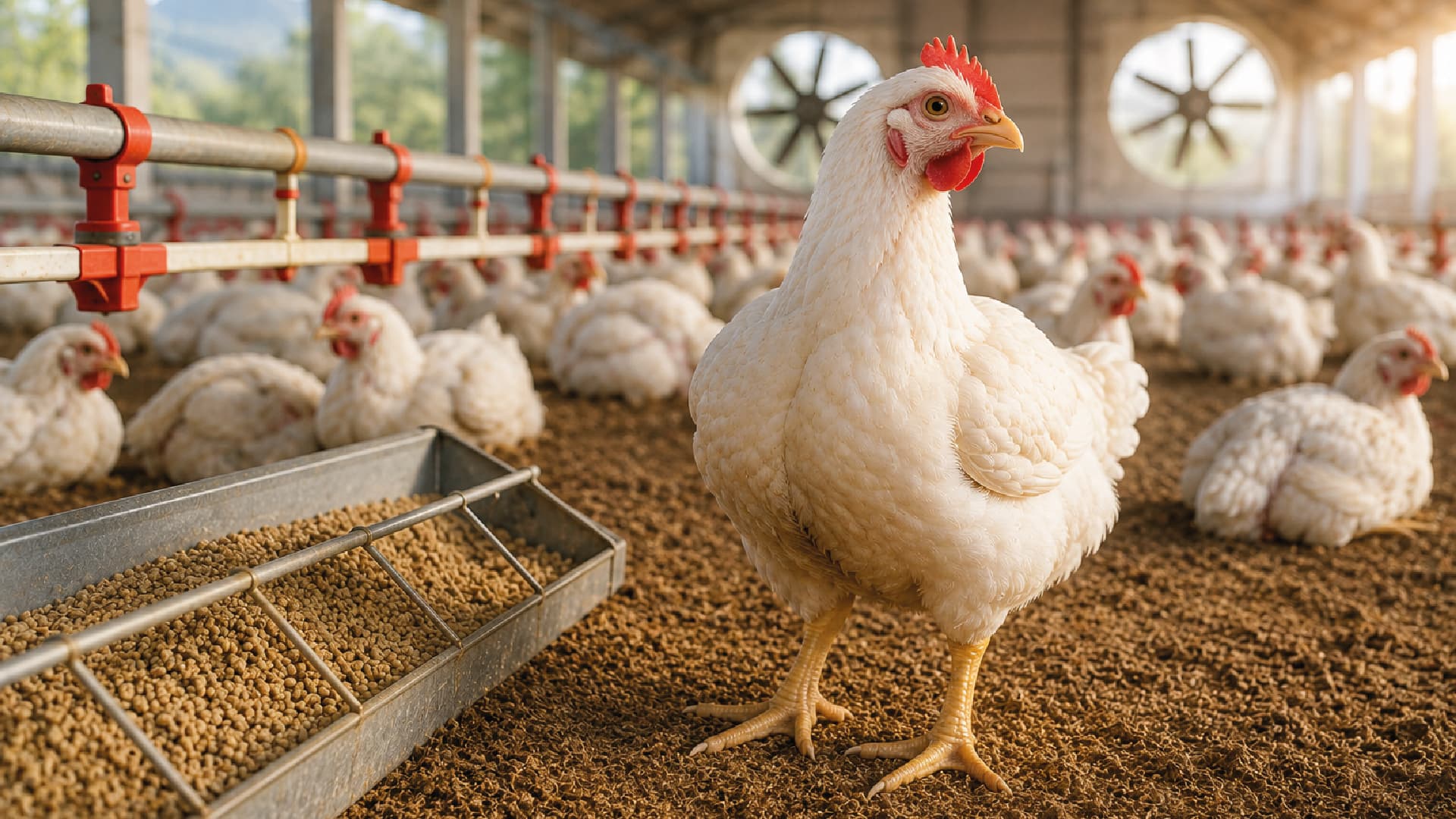 Producción de pollos de engorde en altura