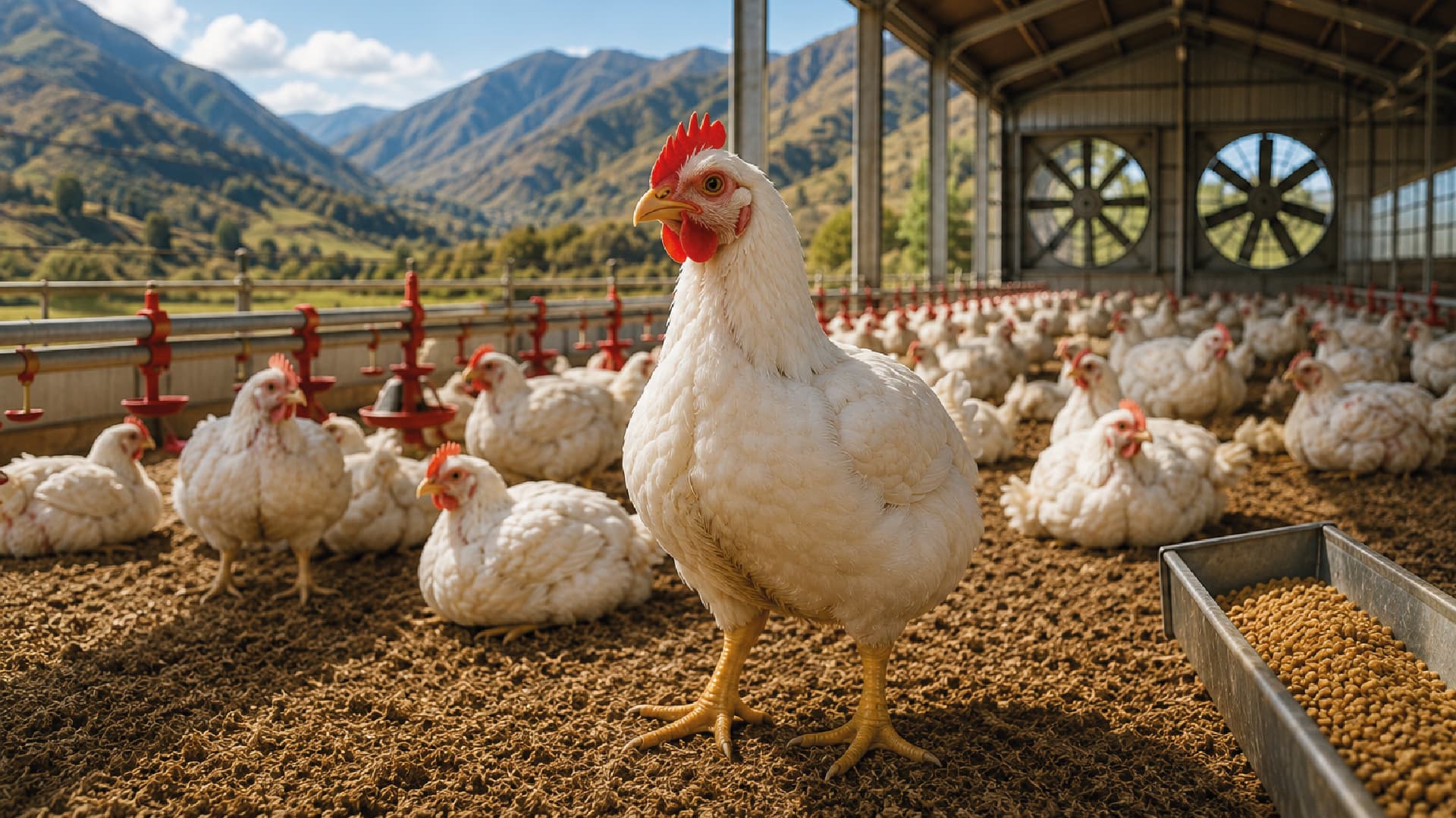 Los 3 retos de producir pollos de engorde en altura
