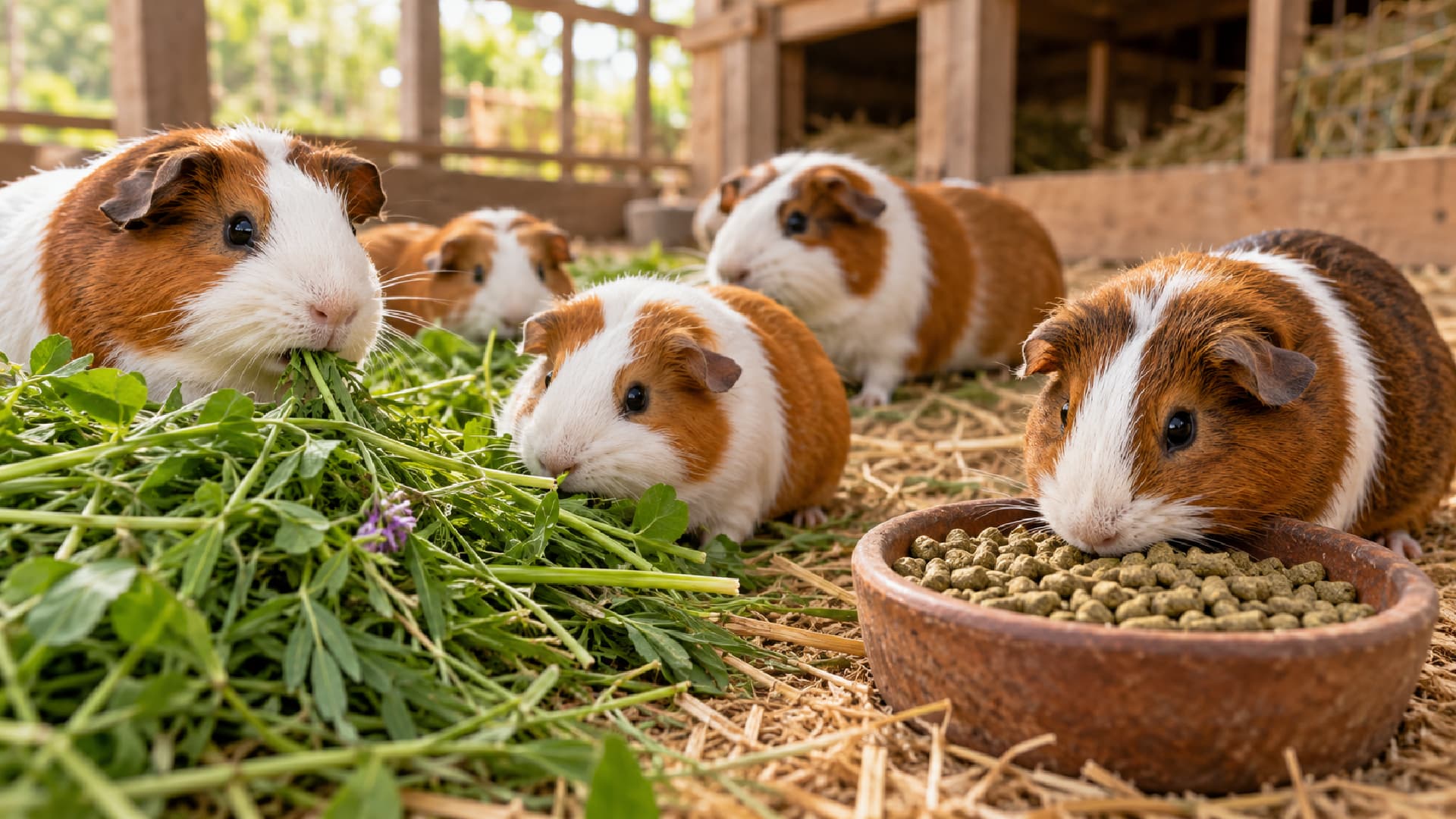 El cuy moderno: ¿forraje o alimento balanceado?